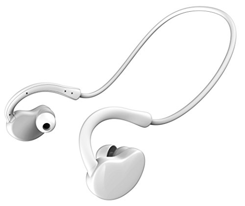 

SHARPER IMAGE SBT516BK Foldable Bluetooth Sport Earbuds for Running and Exercise with Built-In Mic