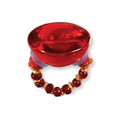 

Orna Lalo Red Half Sphere Ring
