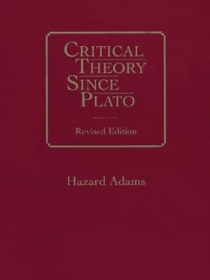 Critical Theory Since Plato