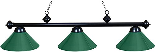 Algopix Similar Product 17 - Ozone Black Pool Table Light with Green