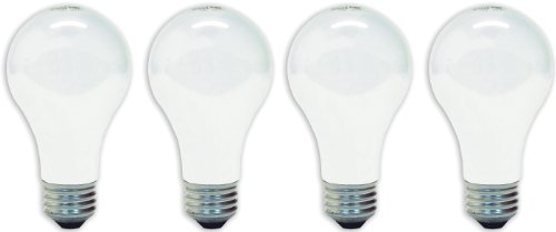 GE Lamps 41032 75-Watt A19, Soft White, 4-Pack