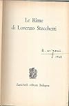 Le rime di Lorenzo Stecchetti