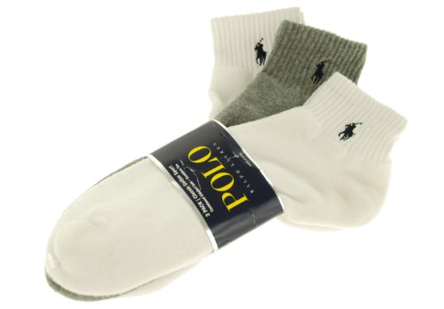 Polo 3 Pack Classic Quarter Sock