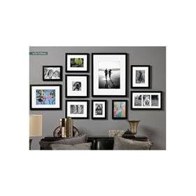 Prinz Gallery Expressions Wood Frame, 6x8 Matted To 4x6 Photograph, Color: Black.