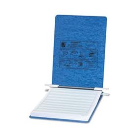 Pressboard Hanging Data Binder 81/2 x 11 Unburst Sheets Light Blue