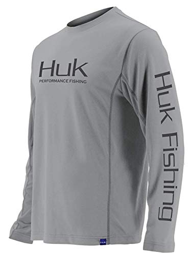 Algopix Similar Product 6 - Huk Youth  Icon X Long Sleeve Shirt