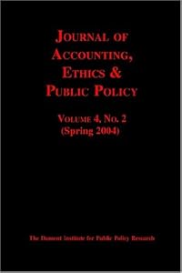Journal Of Accounting, Ethics & Public Policy, No. 2 by Robert McGee