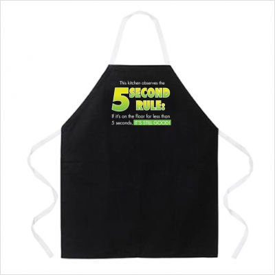 5 Second Rule apron