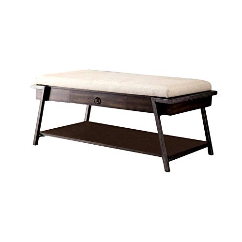 Algopix Similar Product 5 - Benzara Blanche Industrial Bench