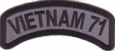 VIETNAM 71 Rocker Military VET POW Veteran Motorcycle Biker Vest Patch PAT-1956