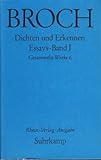 Dichten und Erkennen. Essays Band I. - Hermann Broch