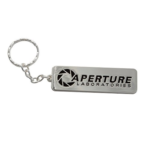 Portal 2 Aperture 80s Logo Key Chain