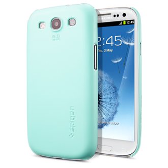 SPIGEN+SGP+Galaxy+S3+ケース+ウルトラ・シン+エア+液晶保護シートセット【+ミント・グリーン+】SGP09330+for+NTT+docomo+SC-06D