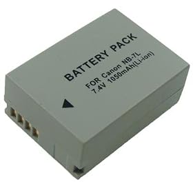 Camera Canon PowerShot G12 Battery 1000mAh White Compatible