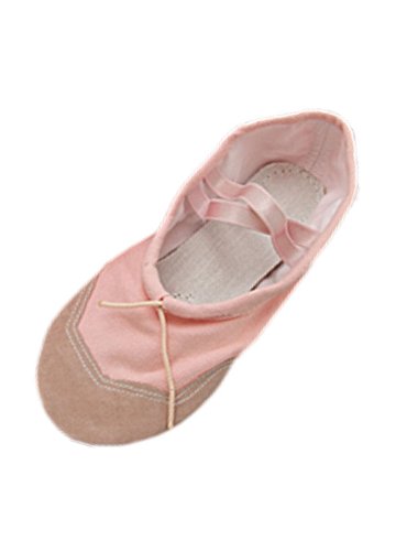 

Pink Soft Fabric Dancing Ballet Ladies' Shoes Size 8.5