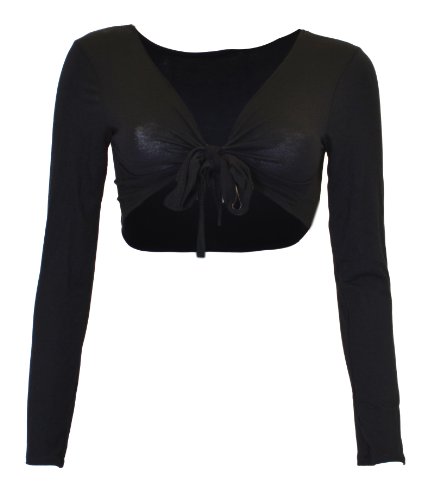 Womens Tie up Cropped Shrug Sweater