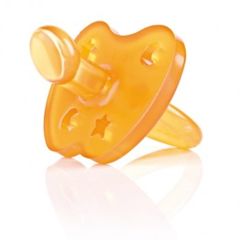 Hevea Star & Moon Orthodontic Pacifier, 0-3 Months