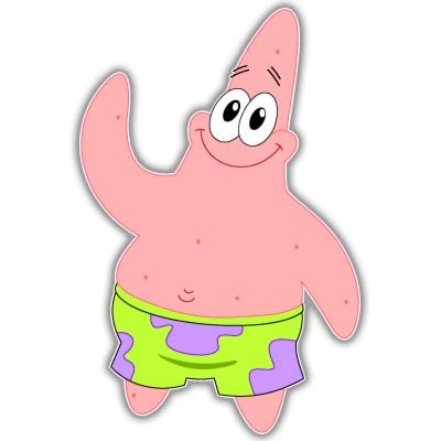 Spongebob Squarepants Patric Star vynil car sticker 4