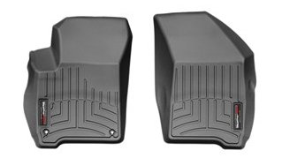 2011-2014 Dodge Journey Front Set - WeatherTech Custom Floor Mats Liners - Black