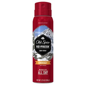 Old Spice Fresh Collection Zanzibar Men Body Spray 3.75 oz.