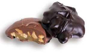 

Cashew Caramel Pattie - Dark Chocolate, 5 lb box