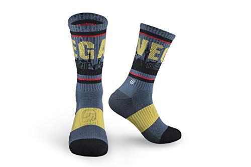 Algopix Similar Product 10 - Skyline City Socks (Vegas Gold/Grey)