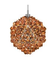 

Geometrix by Schonbek GD0606CHI Geode 1 Light Mini Pendant with Chinchilla Strass crystal