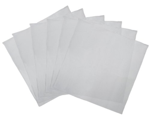 Safdie 6 Pack Ultra Soft Handkerchiefs White