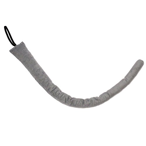 SeasonsTrading Long Gray Plush Animal Tail ~ Halloween Costume Accessory