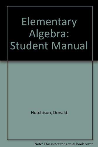 Elementary Algebra by John Martin
