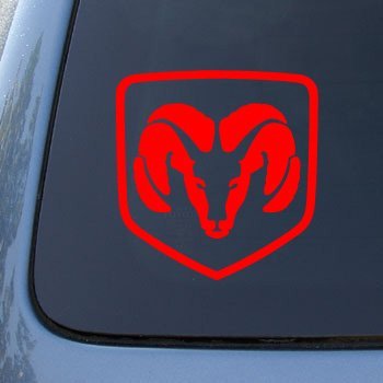 DODGE RAM - Vinyl Car Decal Sticker #1876 | Vinyl Color: Red