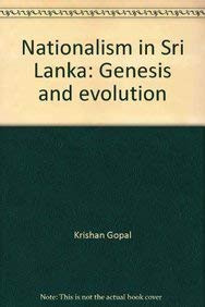 Nationalism in Srilanka by Krishan Gopal
