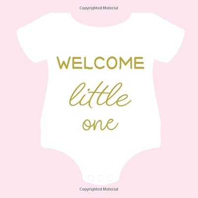 Welcome Little One: Baby Shower Guest Book with Wishes & Advice for Parents + BONUS Gift Tracker Log + Keepsake Picture Section | Cute Baby Girl Onesie Pink