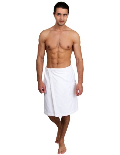 TowelSelections Men's Cotton Terry Velour Bath Towel Wrap Made in Turkey