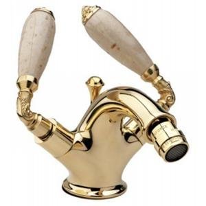 

Phylrich K4638D_014 - Valencia Single Hole Bidet Set Beige Marble Lever Handle