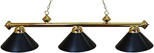 Algopix Similar Product 20 - Ozone Brass Pool Table Light with Black