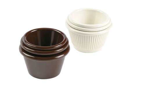 

Johnson Rose Bone Smooth Ramekin, 4 Ounce -- 1 each.