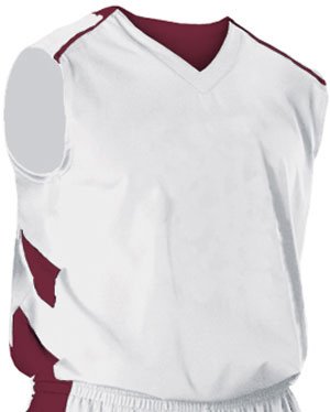 

Alleson 539J Adult Varsity Custom Basketball Jerseys WH/MA - WHITE/MAROON AXS