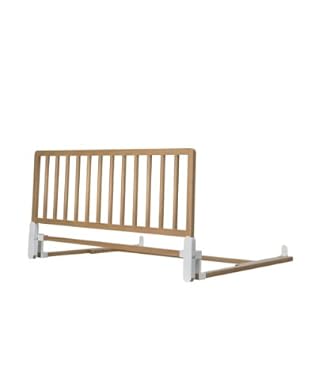 Adjustable Wooden Bed Guard - Antique