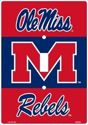 Ole Miss Light Switch Covers (single) Plates LS10134