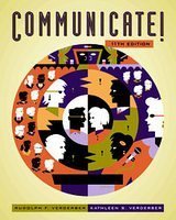 Communicate!- Text Only by Rudolph F. Verderber