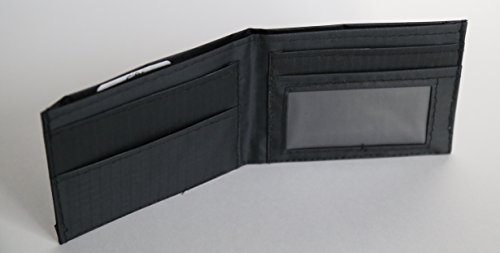 Men's Bifold Envelope System Wallet For Cash Budgeting and Couponing (Black)