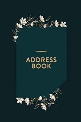 Address Book: For Grandmother. Safe Space for Tracking Friends Address, Home, Work & Mobile Phone Number, Email. Alphabetical Index & Section For Notes. Gold Details on Cover