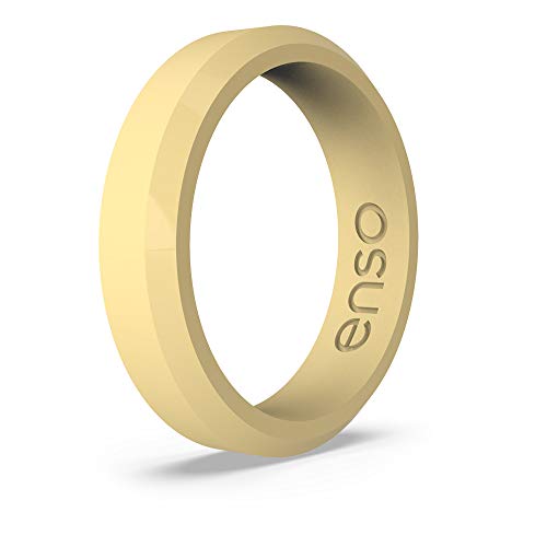 Algopix Similar Product 1 - Enso Thin Bevel Silicone Ring Sunlight