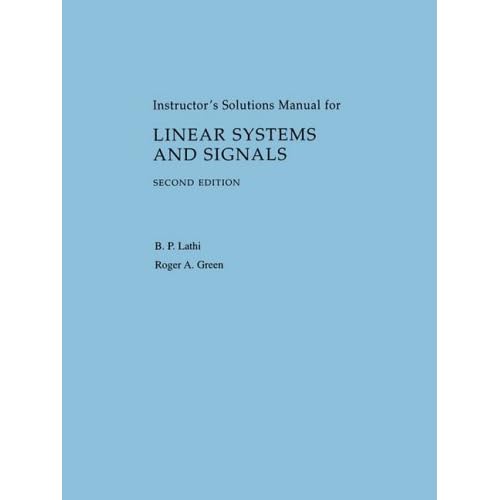  linear systems and signals b p lathi 