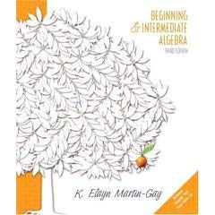 Beginng & Intermed Alg & Student Study Pack