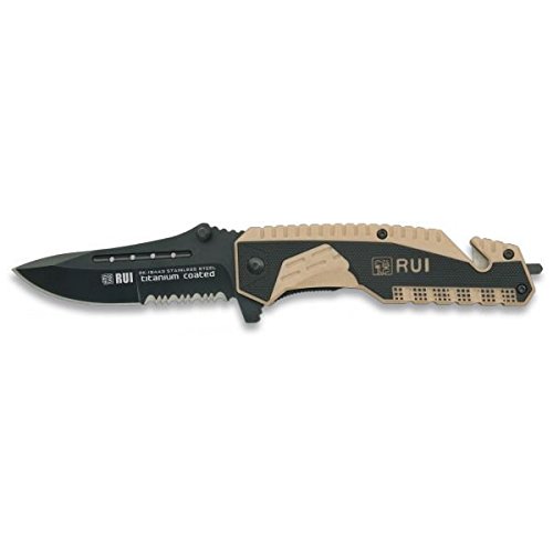 Taschenmesser RUI Tactical Folding Knife schwarz-oliv