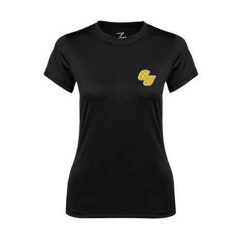 

Concordia St Paul Ladies Syntrel Performance Black Tee 'CU'