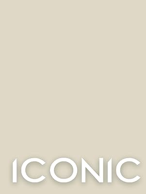 Iconic : Minimalist Decor Book For Coffee Tables, Shelves, Interior Design, Luxury Decoration, Home Style, Bookshelves (Taupe Decor Books)