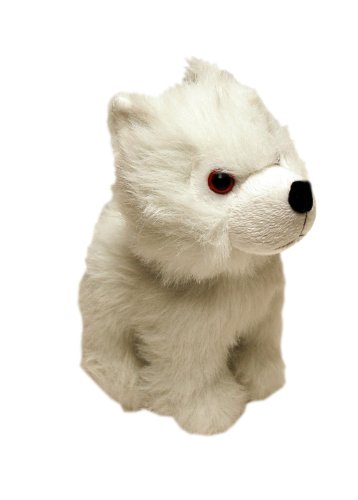 factory entertainment game of thrones direwolf cub ghost plush